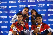 Costa Rica Men And Women Silver Medalists
