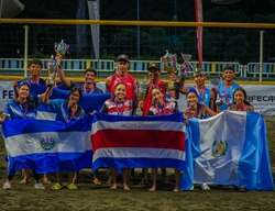 Araya/Stanley y Molina/Vega de Costa Rica Campeones del Tercer Centroamericano Sub19 de Playa