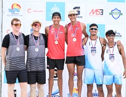 Araya/Varela de Costa Rica campeones Tour NORCECA U23 en Juan Dolio