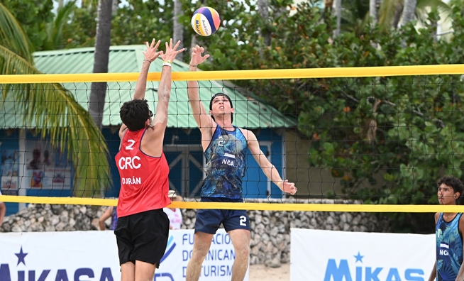 Cinco duplas masculinas se mantienen invictas en el Clasificatorio NORCECA Sub-18 de Voleibol de Playa