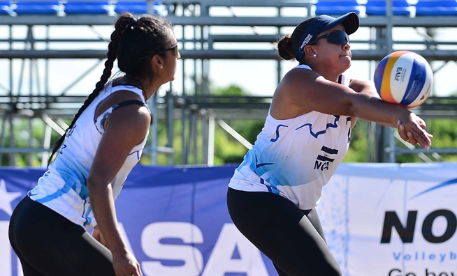 Siete Duplas Femeninas Invictas, en gran espectáculo en el Tour NORCECA en Managua