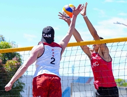 Siete duplas dominan la jornada inaugural masculina de la Primera Parada del Tour NORCECA