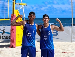 Pareja nicaragüense se clasifica para el Campeonato Mundial U18 de Voleibol de Playa