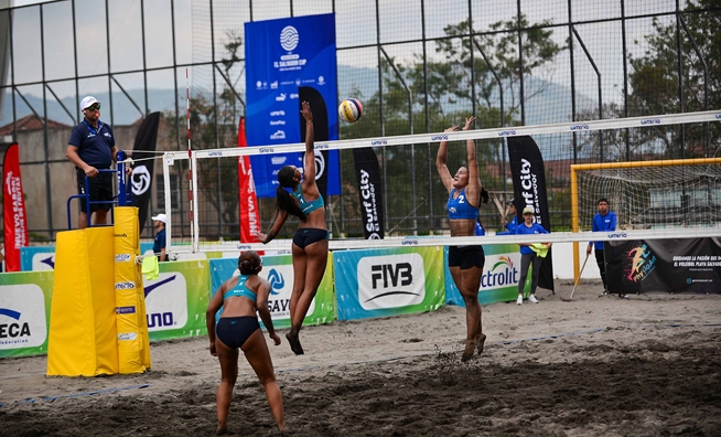 Con buen nivel primera jornada del III Centroamericano Sub-17 de Voleibol de Playa