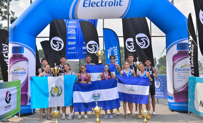 El Salvador y Nicaragua se coronan en el III Centroamericano Sub-17 de Voleibol de Playa