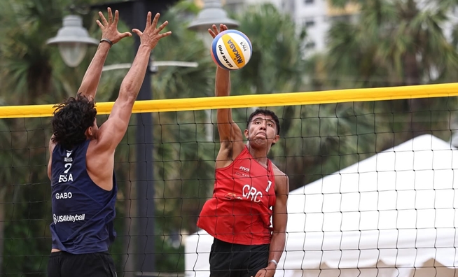 Costarricenses Araya y Grant finalizan quintos en Güibia
