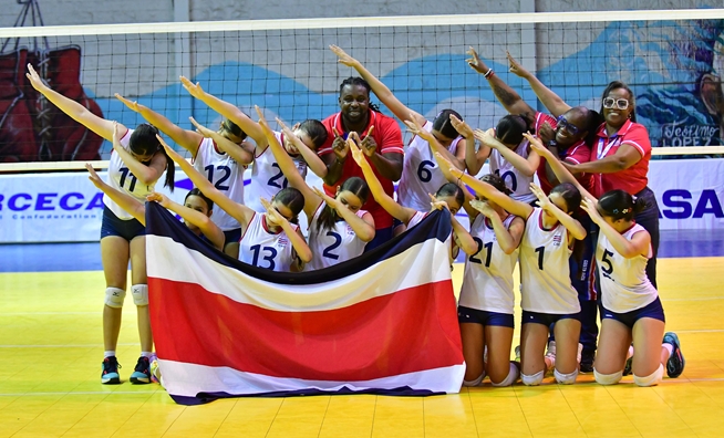 Costa Rica remonta dos sets para quedarse con el bronce del U17 de AFECAVOL