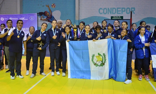 Guatemala Conquista el Oro U17 de AFECAVOL tras una épica batalla de cinco sets