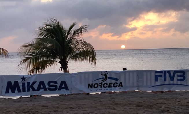 Todo listo para el inicio de la Séptima Parada del Tour NORCECA de Playa en Roatán