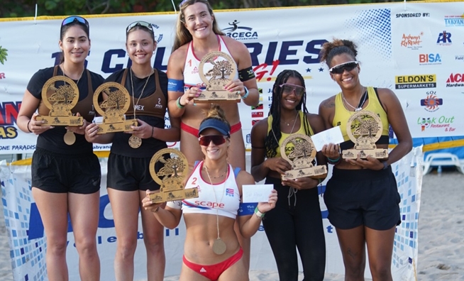 Allanis Navas y María González regresan a la cima del Tour NORCECA