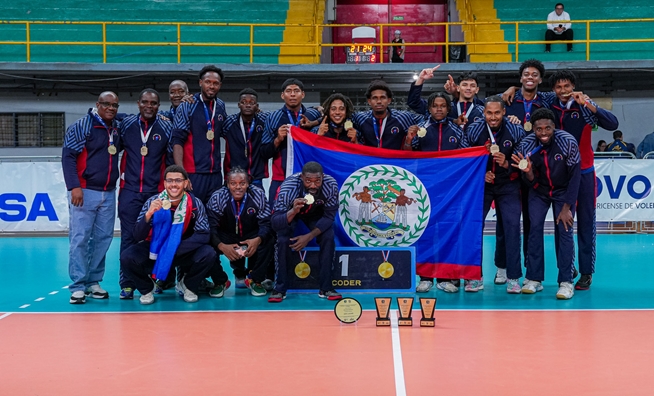Oro histórico para Belice en el III Final Four Masculino de AFECAVOL