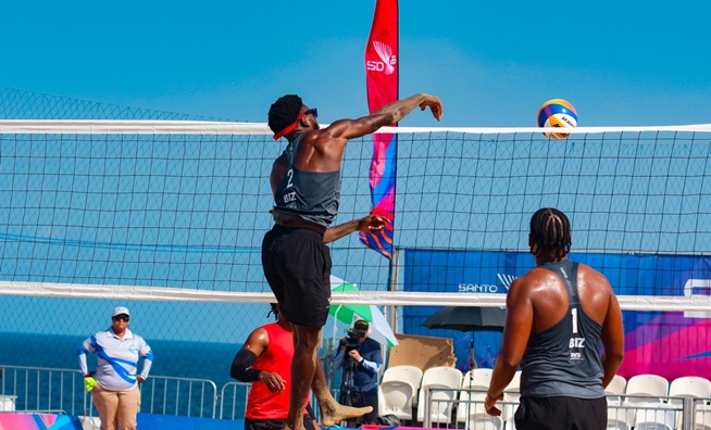 Victorias de Belice, Honduras y Costa Rica en tercera jornada del Voleibol de Playa masculino en JCC 2026