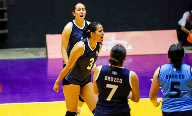 Guatemala logra su primera victoria en batalla de cinco sets ante Costa Rica
