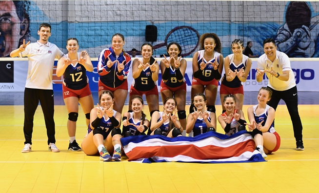 Costa Rica 5to Lugar, Nicaragua 7mo y Honduras 8vo en NORCECA U17