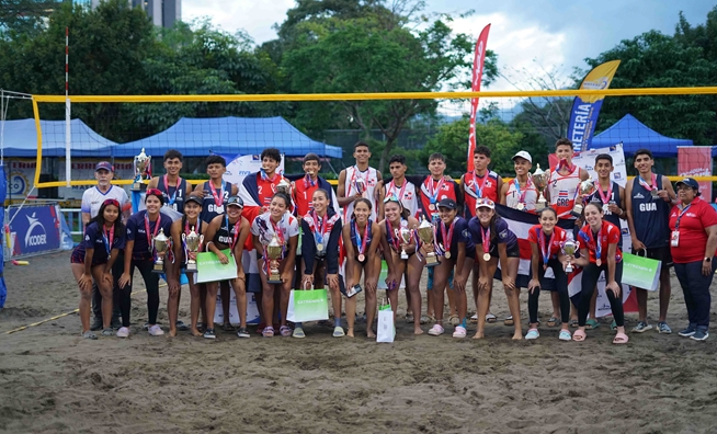 Costa Rica Campeones Centroamericanos Sub19 de Voleibol De Playa